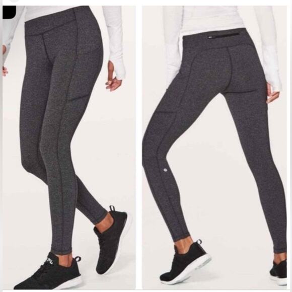 Lululemon Speed Up Pocket Leggings 6 Grey - Picture 1 of 8